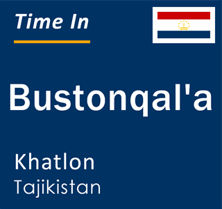 Current local time in Bustonqal'a, Khatlon, Tajikistan