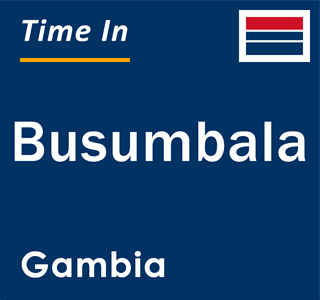 Current local time in Busumbala, Gambia