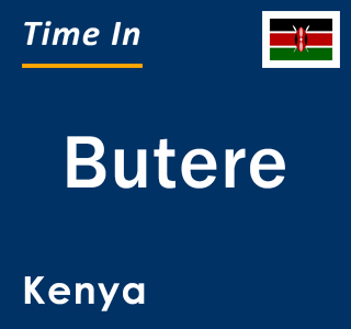 Current local time in Butere, Kenya