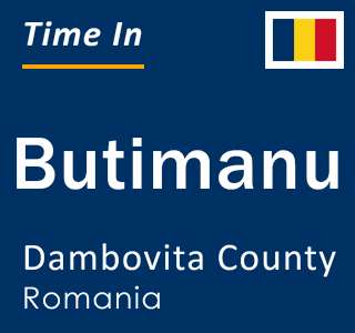 Current local time in Butimanu, Dambovita County, Romania