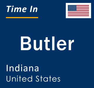 Current local time in Butler, Indiana, United States