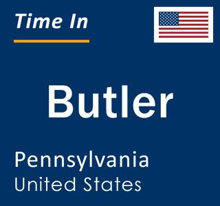 Current local time in Butler, Pennsylvania, United States