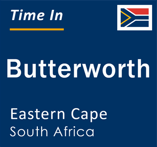 Current local time in Butterworth, Eastern Cape, South Africa