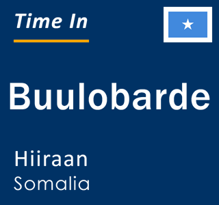 Current local time in Buulobarde, Hiiraan, Somalia