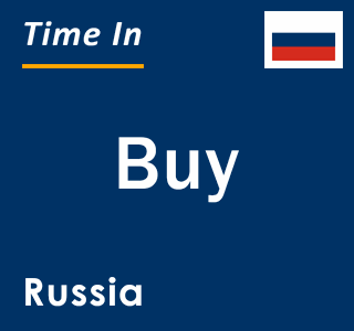 Current local time in Buy, Russia