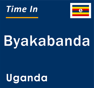 Current local time in Byakabanda, Uganda