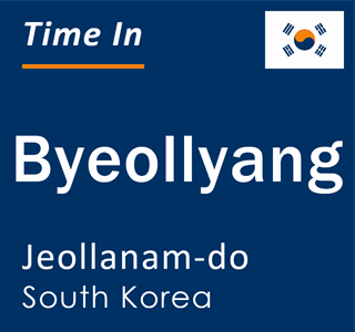 Current local time in Byeollyang, Jeollanam-do, South Korea