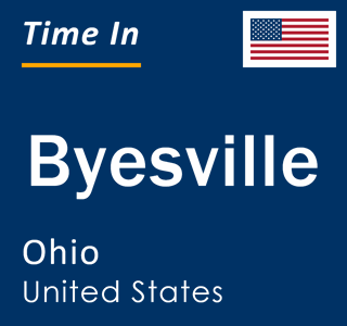 Current local time in Byesville, Ohio, United States