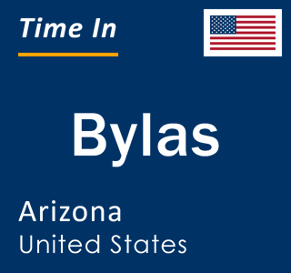 Current local time in Bylas, Arizona, United States
