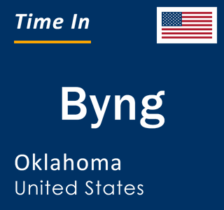 Current local time in Byng, Oklahoma, United States