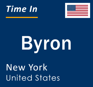 Current local time in Byron, New York, United States