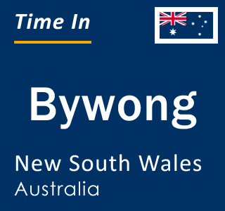 Current local time in Bywong, New South Wales, Australia