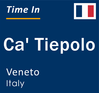 Current local time in Ca' Tiepolo, Veneto, Italy