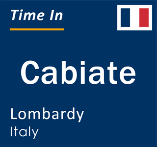 Current local time in Cabiate, Lombardy, Italy