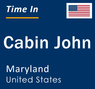 Current local time in Cabin John, Maryland, United States