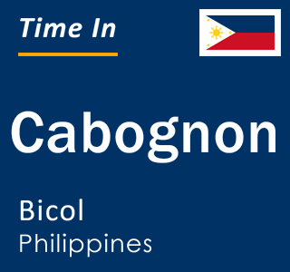 Current local time in Cabognon, Bicol, Philippines