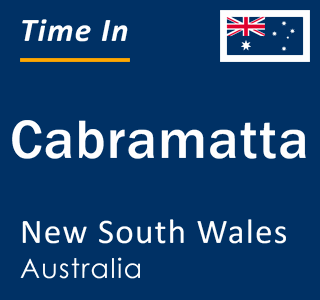 Current local time in Cabramatta, New South Wales, Australia