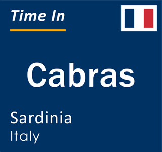 Current local time in Cabras, Sardinia, Italy