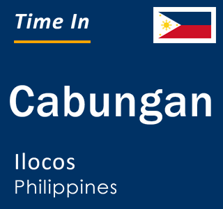 Current local time in Cabungan, Ilocos, Philippines