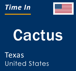 Current local time in Cactus, Texas, United States