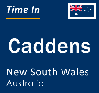 Current local time in Caddens, New South Wales, Australia