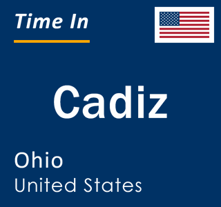 Current local time in Cadiz, Ohio, United States