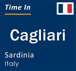 Current time in Cagliari, Sardinia, Italy