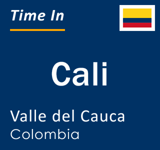 Current time in Cali, Valle del Cauca, Colombia