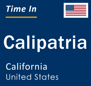 Current local time in Calipatria, California, United States