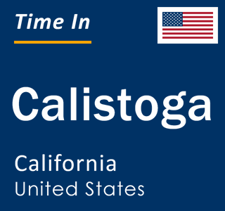 Current local time in Calistoga, California, United States