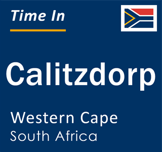 Current local time in Calitzdorp, Western Cape, South Africa