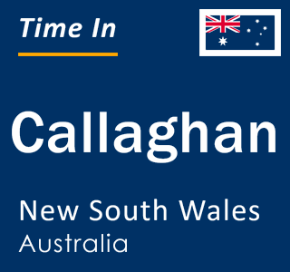 Current local time in Callaghan, New South Wales, Australia