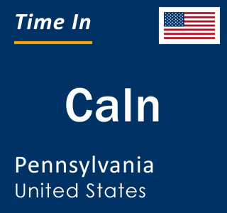 Current local time in Caln, Pennsylvania, United States