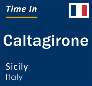 Current time in Caltagirone, Sicily, Italy