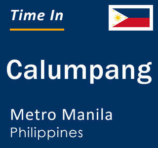 Current time in Calumpang, Metro Manila, Philippines