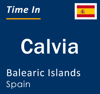 Current local time in Calvia, Balearic Islands, Spain