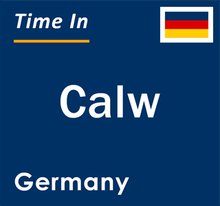 Current local time in Calw, Germany