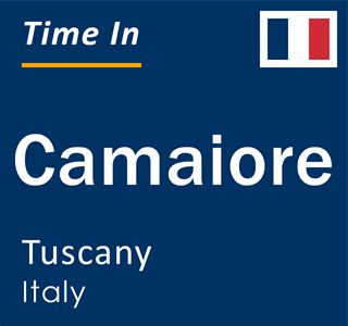Current time in Camaiore, Tuscany, Italy