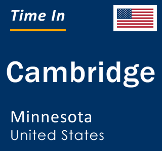 Current local time in Cambridge, Minnesota, United States