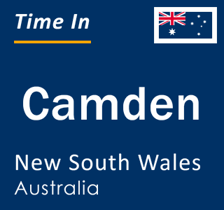 Current local time in Camden, New South Wales, Australia