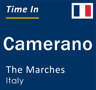 Current local time in Camerano, The Marches, Italy
