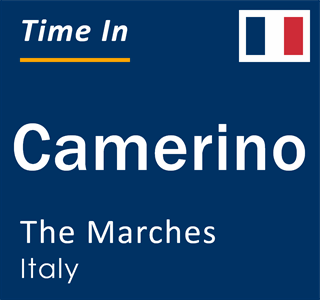 Current local time in Camerino, The Marches, Italy