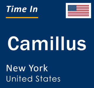 Current local time in Camillus, New York, United States