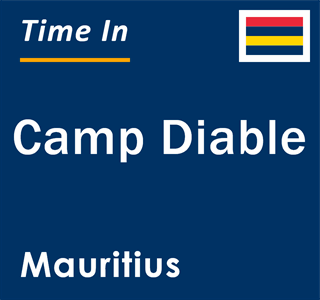 Current local time in Camp Diable, Mauritius