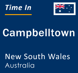Current local time in Campbelltown, New South Wales, Australia