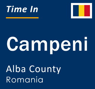 Current local time in Campeni, Alba County, Romania
