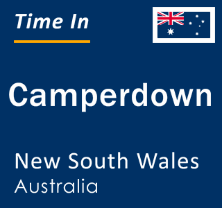 Current local time in Camperdown, New South Wales, Australia