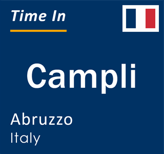 Current local time in Campli, Abruzzo, Italy