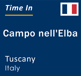 Current local time in Campo nell'Elba, Tuscany, Italy