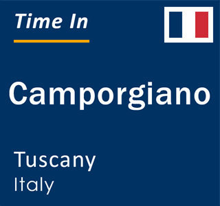 Current local time in Camporgiano, Tuscany, Italy